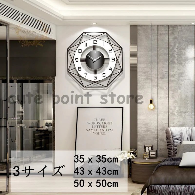 【短納期】壁掛け 時計 かけ時 アナログ時計 壁掛け時計 インテリア雑貨 ウォールクロック チャイナ 金属針 アクリル モダン 電池 静音 アクリル 大きめ S/M/L