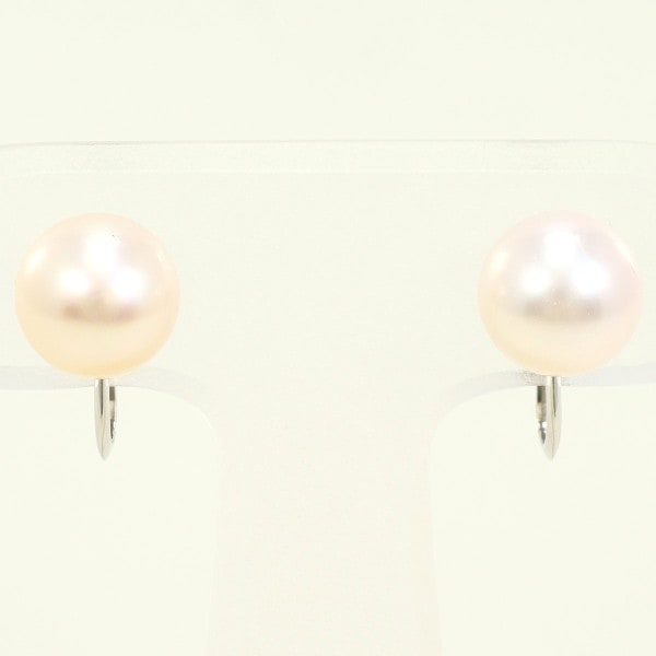 PT900 プラチナ イヤリング パール 約2.5g ジュエリー 中古