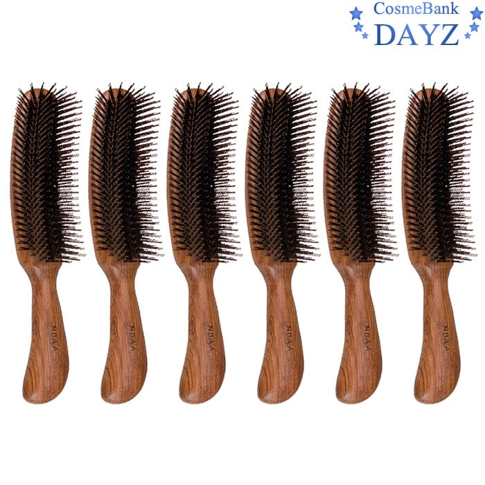 N.B.A.A ブラッシングブラシ NB-BB4 ナチュラルウッド 3点セット ヘアブラシ ヘアーブラシ