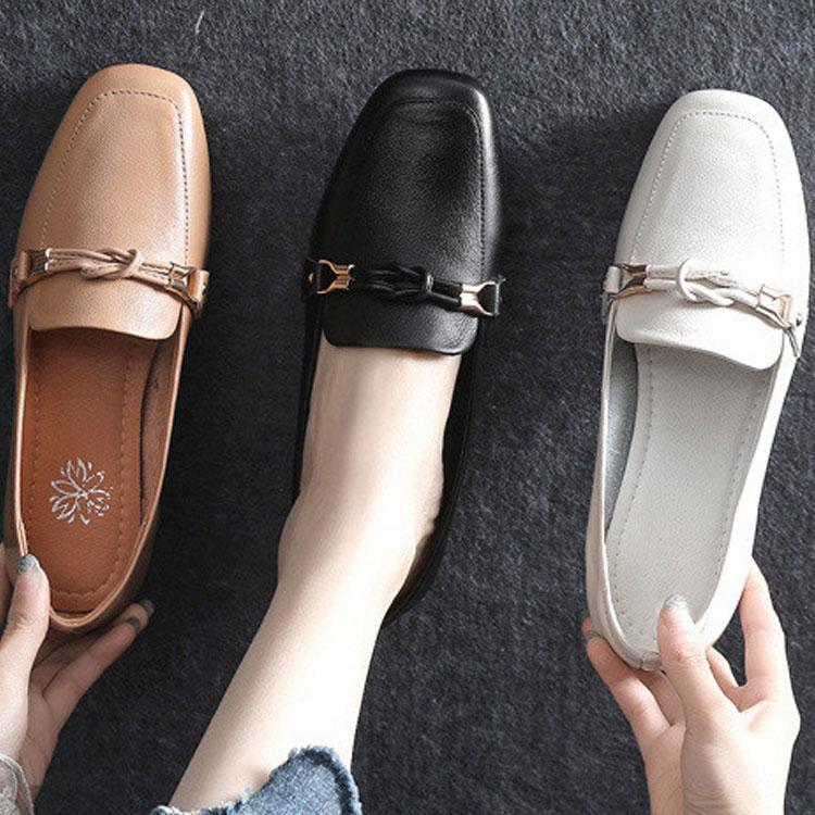 パンプス　レディース革靴　女性　フラット　春夏秋冬　オールシーズン　合成革 pu　滑り止め 疲れない　履きやすい　革靴　シューズ　歩きやすい　 婦人靴