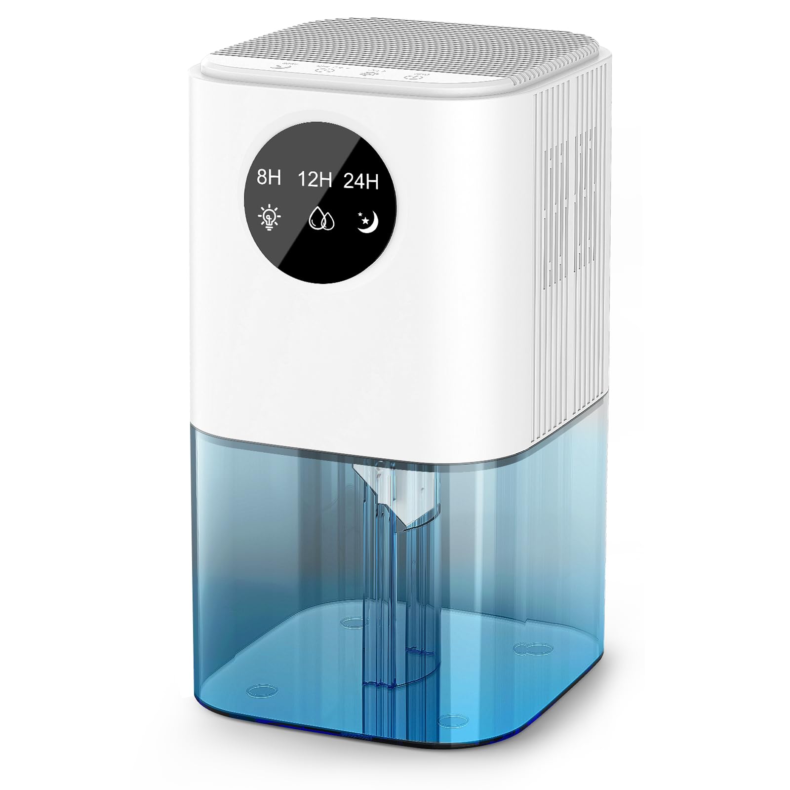 除湿機 小型 除湿器 省エネ 【2025最新型· 梅雨対策】 1500mL大容量水タンク 静音 狭い空間向け 湿気取り カビ対策 コンパクト 8~24時間切タイマー 満水自動OFF 7色LEDライト