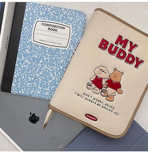 dailylike防振1113インチ多機能iPadProタブレットノートバッグ文具収納バッグ