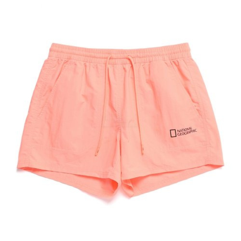 ナショナルジオグラフィック (ナショナルジオグラフィック) N232WBS640 レディース 3 パート 3 ハーレークインタスクベーシックボードショーツショーツネオンオレンジ