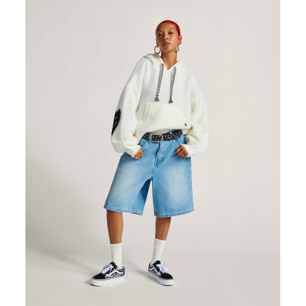 VANS カワイ スウェット フーディ ジャケット - マシュマロ / VN000R52FS81