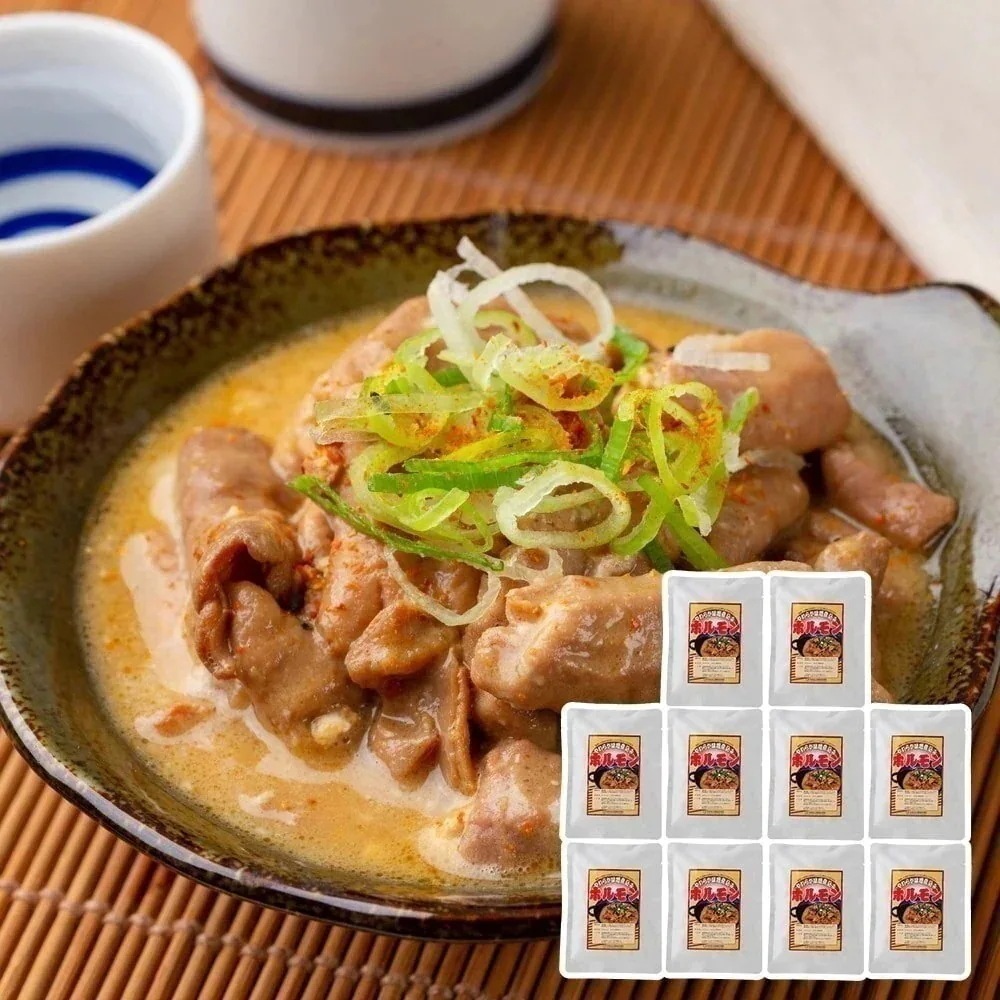 秋田県産豚 やわらか味噌煮込みホルモン 10袋入
