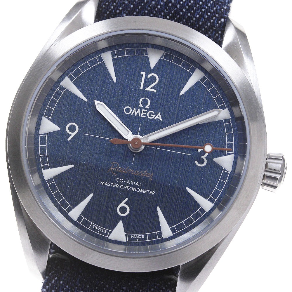 オメガ OMEGA 220.12.40.20.03.001 シーマスター レイルマスター コーアクシャル 自動巻き メンズ 未使用品 箱・保証書付き_864662【中古】 202,800円