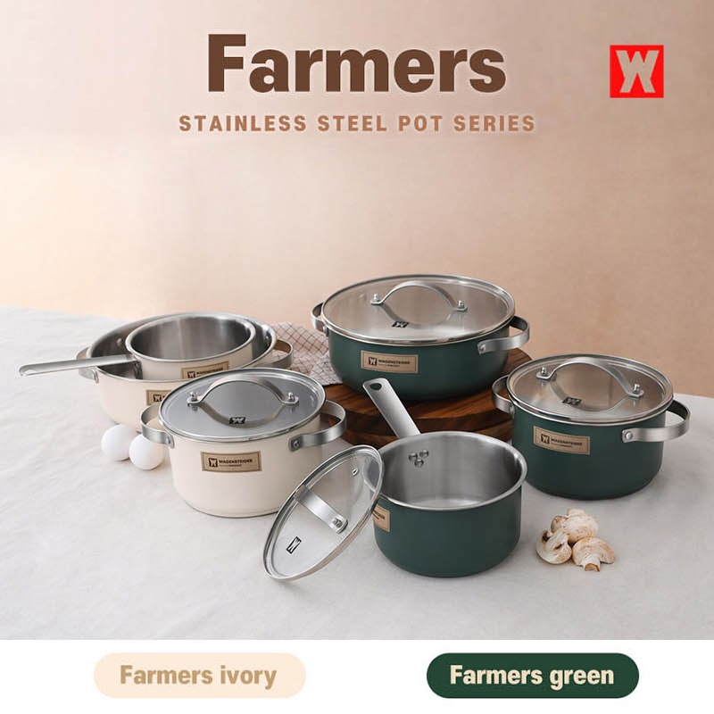 Farmers ステンレス鋼シリーズ 3セット2色