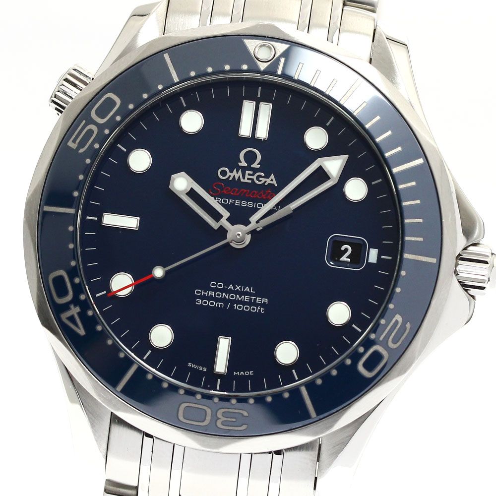 オメガ OMEGA 212.30.41.20.03.001 シーマスター300 デイト コーアクシャル 自動巻き メンズ _877639【中古】