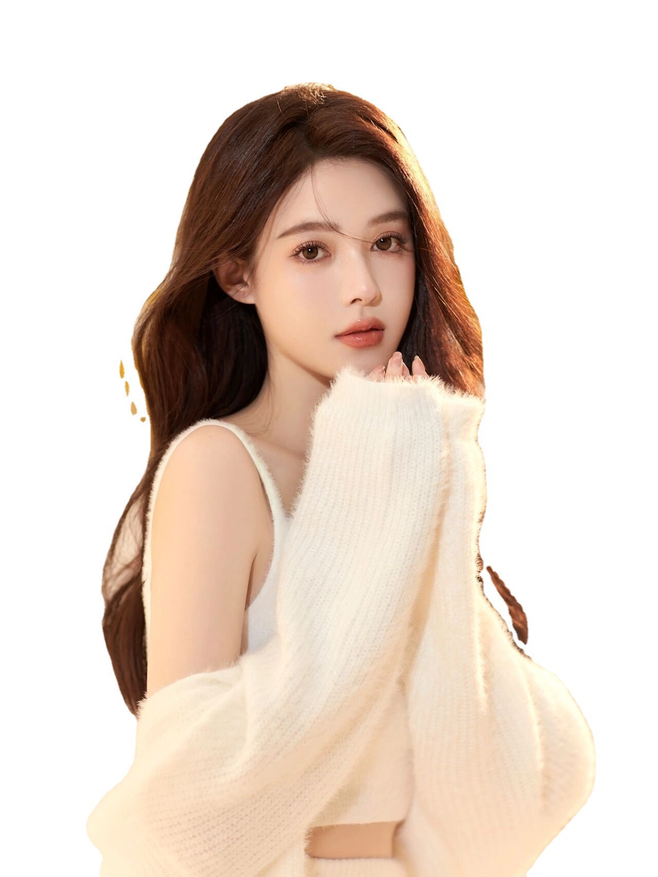 クリスマスのテーマ白純ファッション