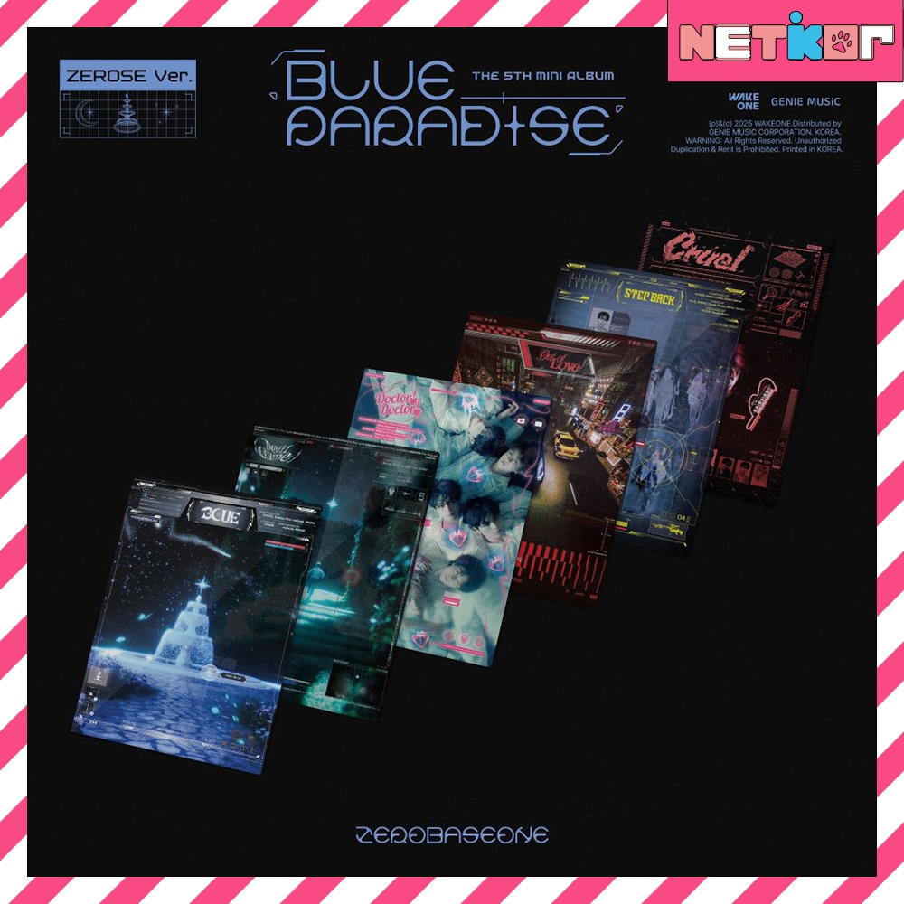 ZEROSE Ver. 6種セット ZEROBASEONE ミニ5集アルバム BLUE PARADISE 韓国チャート反映 当店特典 ZB1 ゼロベースワン ゼベワン 5,901円