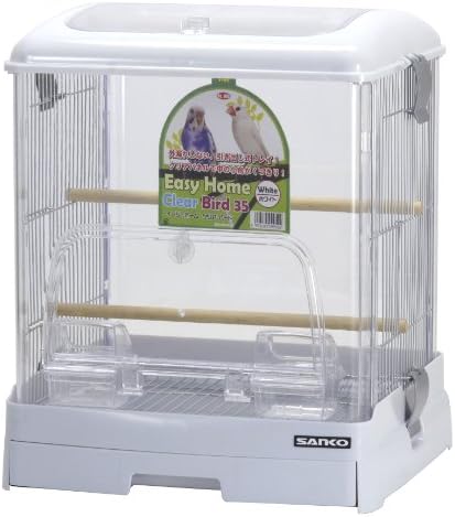 三晃商会 SANKO 鳥用 イージーホーム クリアバード35WH ホワイト