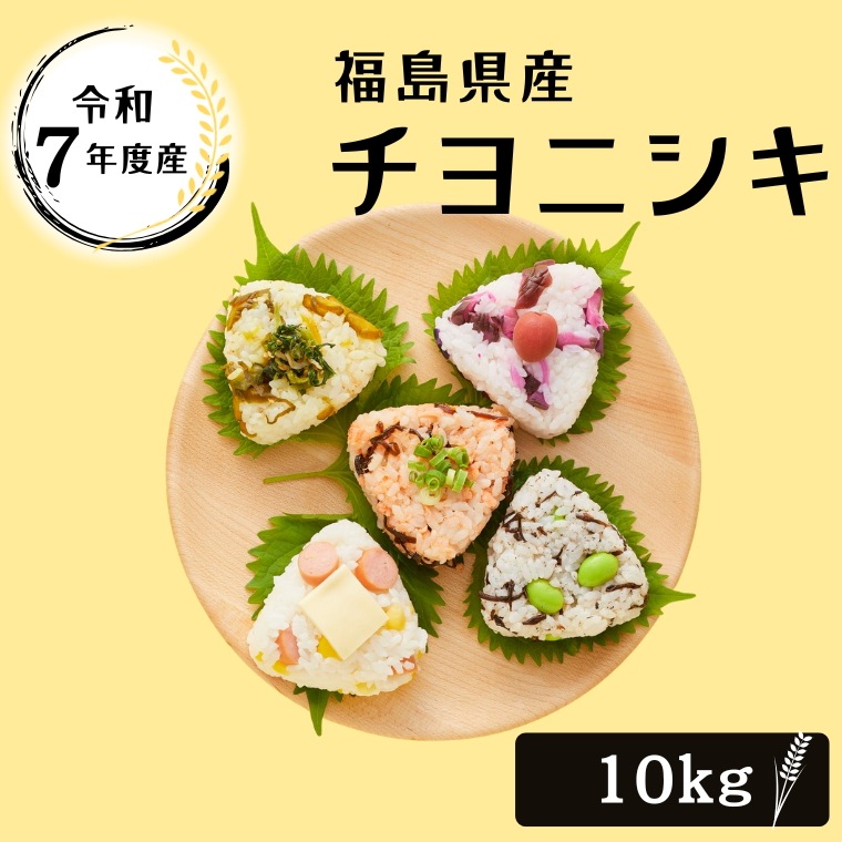 令和7年産 福島県産 チヨニシキ 10Kg　米　お米