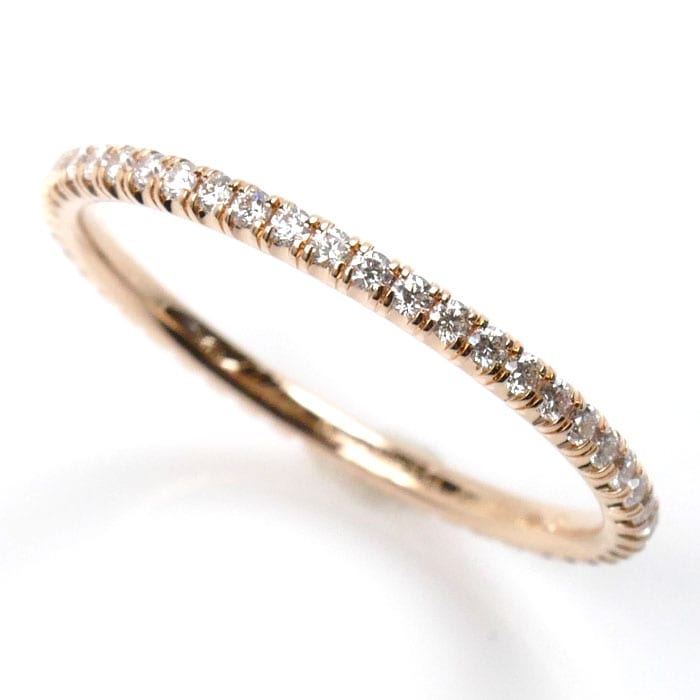 CARTIER カルティエ K18PG ピンクゴールド エタンセル ドゥ カルティエ フルエタニティ リング・指輪 B4210552 ダイヤモンド 11.5号 52 1.1g レディース 中古 美品