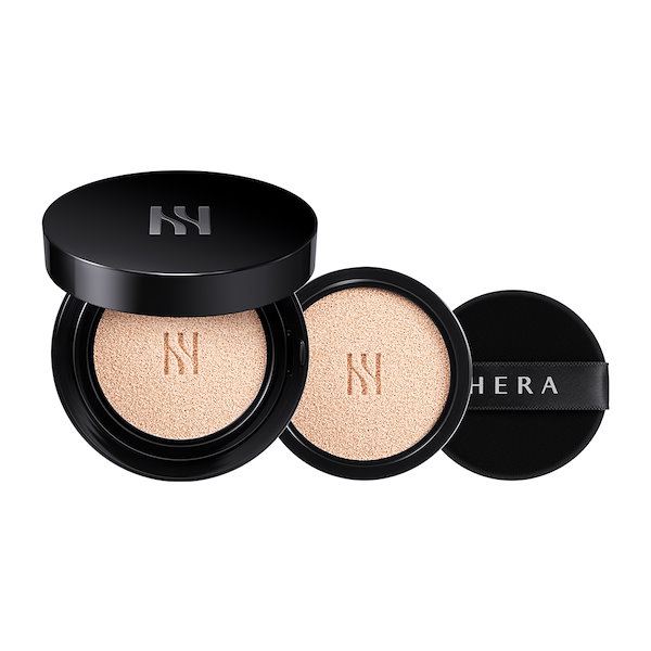 【韓国人気クッション】HERA ヘラ ブラッククッション ファンデーション 15g+15g 本品+リフィル 9色展開 高密着 カバー力 崩れにくい