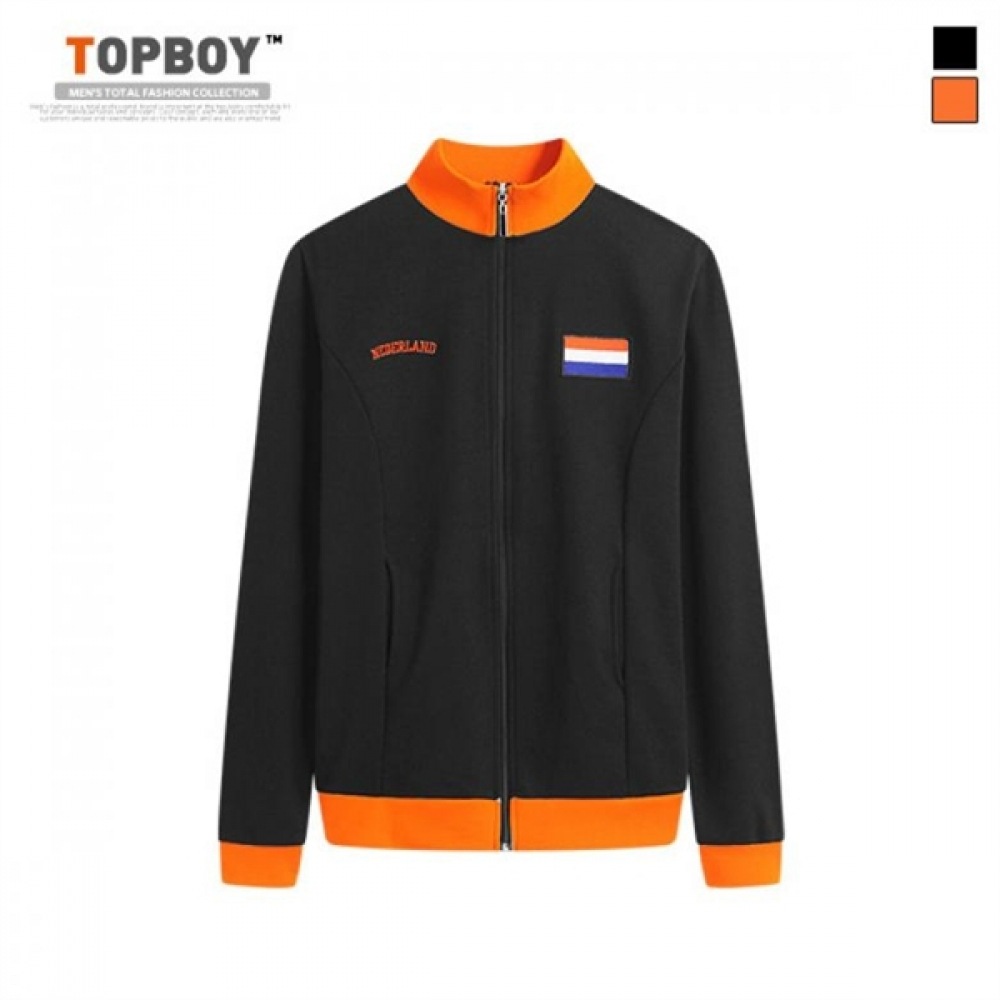 (トップボーイ) オランダ刺繍入りジップアップジャンパー (DG087)