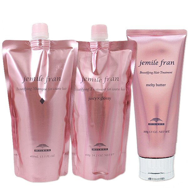 シャンプー 400mL + トリートメント 400g 詰め替え + メルティバター 100g