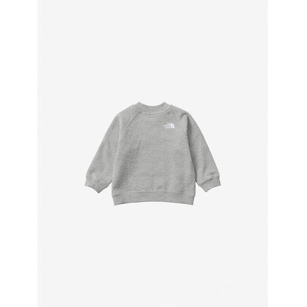 スウェットロゴジャケット（ベビー）サイズ80　 NTB12401 4550219602800　ミックスグレー(Z)