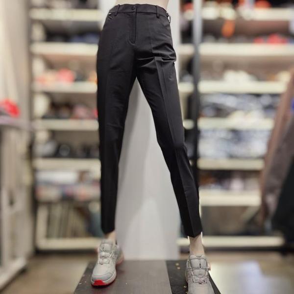 UP0812WBK 女性 春秋 機能性 ストレート ゴルフパンツ (S42314483)