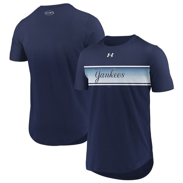 祝開店！大放出セール開催中 トップス Tシャツ メンズ アンダーアーマー New T-Shirt Performance Core Seam To Seam Armour Under Yankees York Tシャツ
