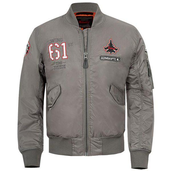 USエアフォース ワッペン キルティング裏地 パディングMA-1 冬の野戦服