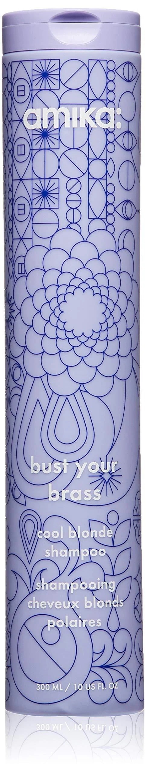 Amika Bust Your Brass Cool Blonde Shampoo, 10.1 Fl