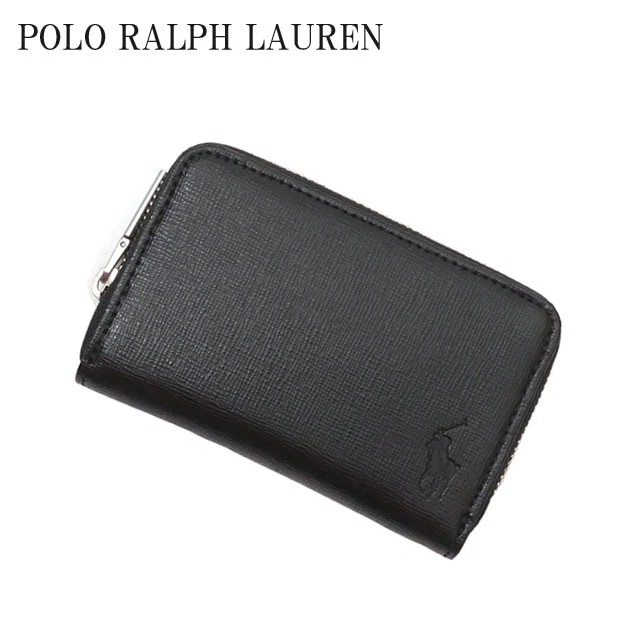ポロ ラルフローレン POLO RALPH LAUREN COIN CASE ウォレット 財布 小銭入れ BLACK 272-000188-011
