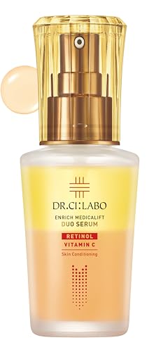 ドクターシーラボ (DR.CI:LABO) エンリッチ メディカリフト デュオセラム (26mL / 1本 / 約2.5ヶ月分) レチノール ビタミンC 美容液 (透明感/毛穴/ハリ) 二層式美容液