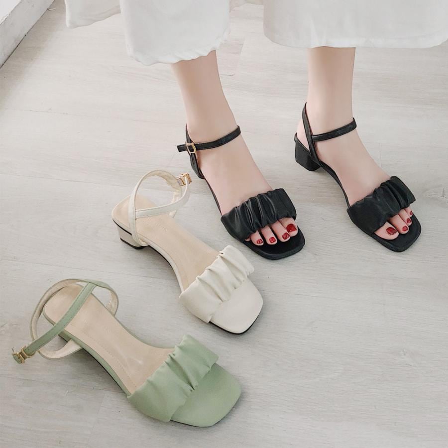 团购8件套サンダル レディース 靴 太ヒール