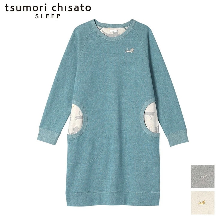 ツモリチサト tsumori chisato ワコール wacoal ワンピース 長袖 キラキラネコ ツモリチサトスリープ UNX587 11,435円