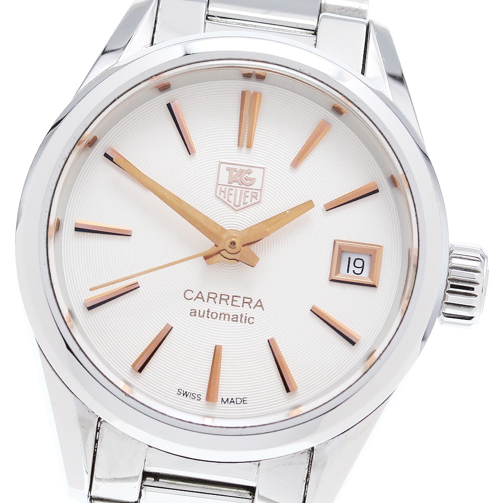 タグホイヤー TAG HEUER WAR2412 カレラ キャリバー9 デイト 自動巻き レディース _839735【中古】その他 ブランド腕時計