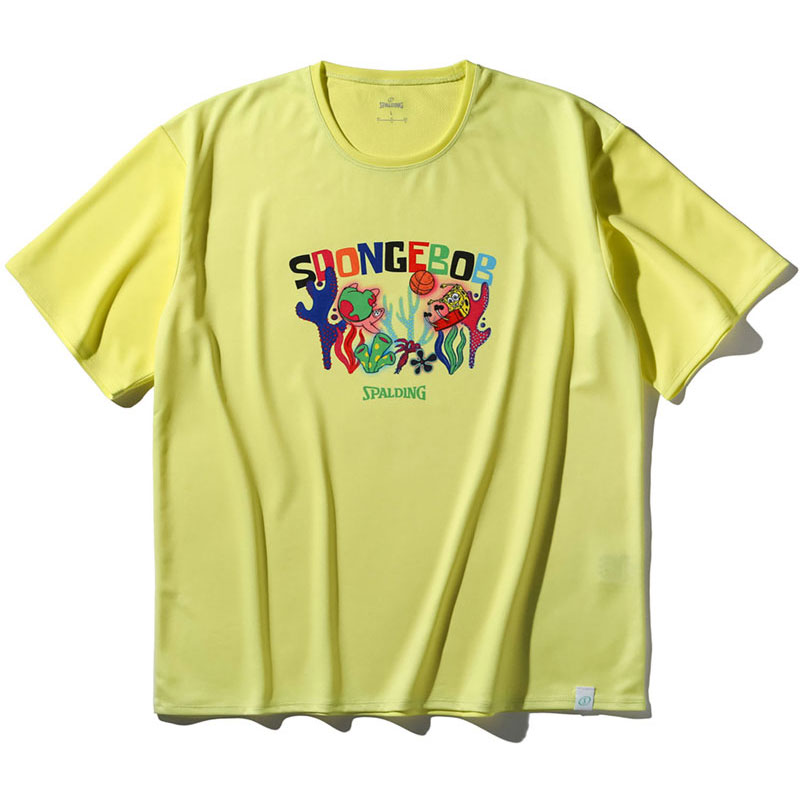 Tシャツ スポンジボブ アンダーザシー バスケットボール 半袖Ｔシャツ (smt25151s-7800)