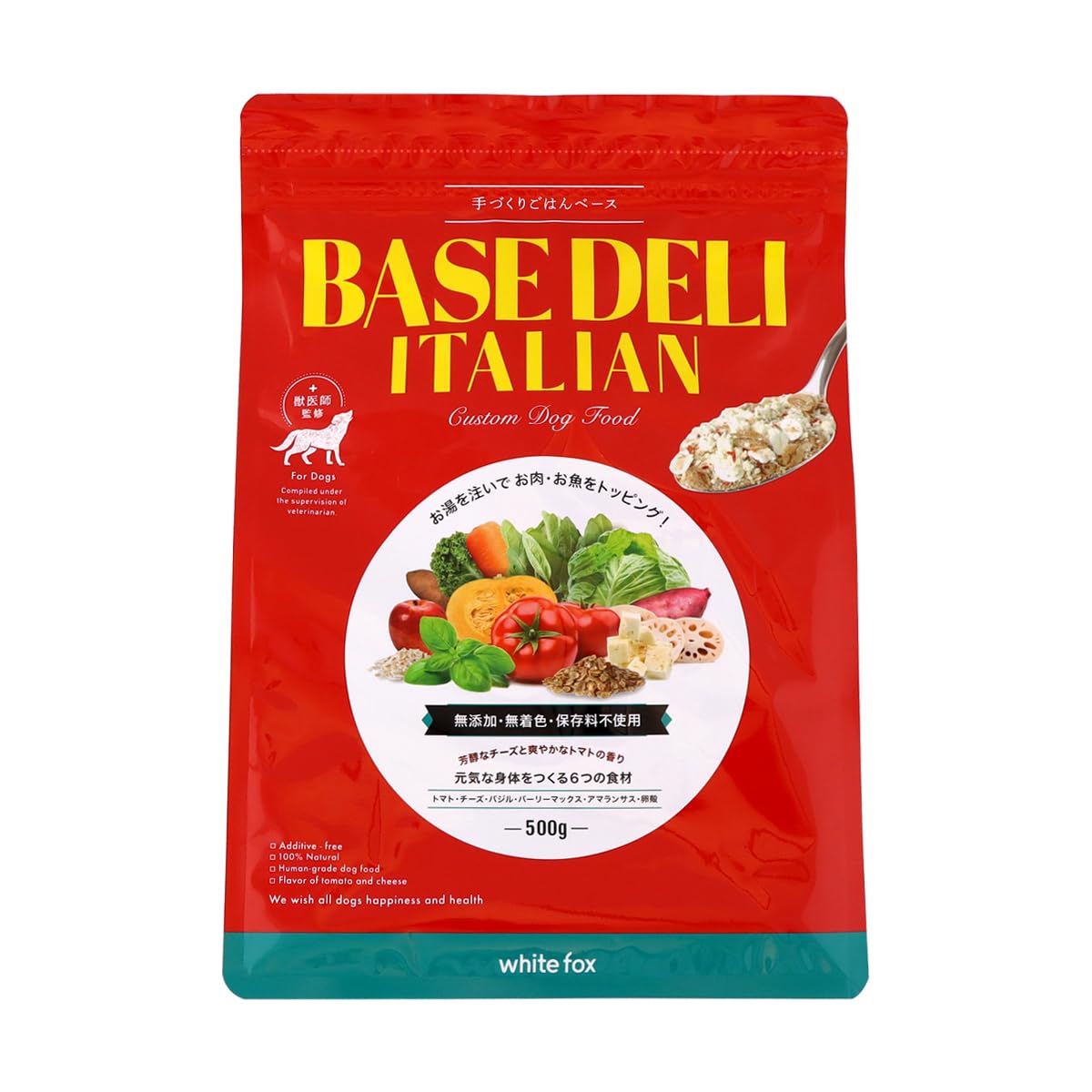 Qoo10最安値挑戦 BASE DELI ITALIAN 500g ホワイトフォックス