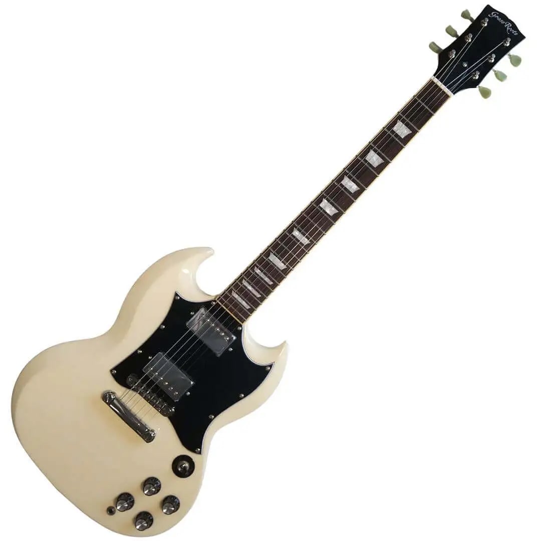 GrassRoots G-SG-STD / WH（ホワイト）SGタイプ エレキギター
