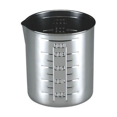 一菱金属 口付水マス 計量カップ 取手無 5000cc