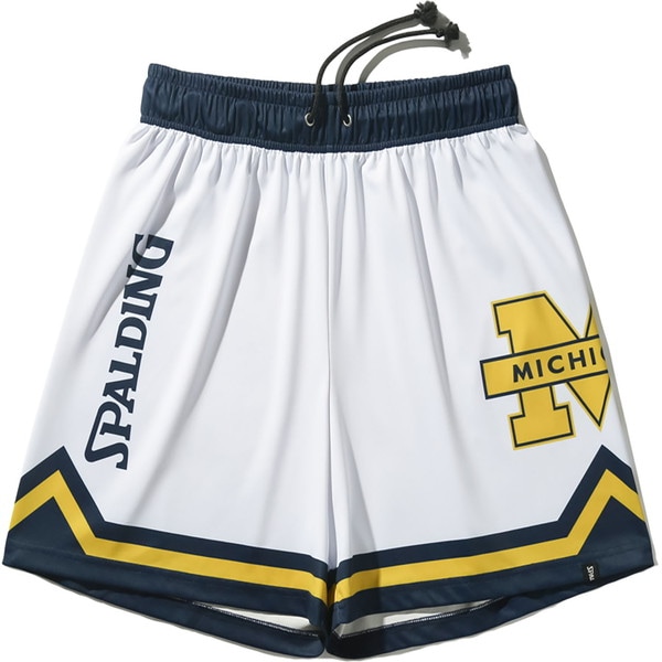 SPALDING スポルディング ジャージーショーツ ミシガン ライン バスケットボール WUPニットハーフ 3／4パ SMP25023M-2000