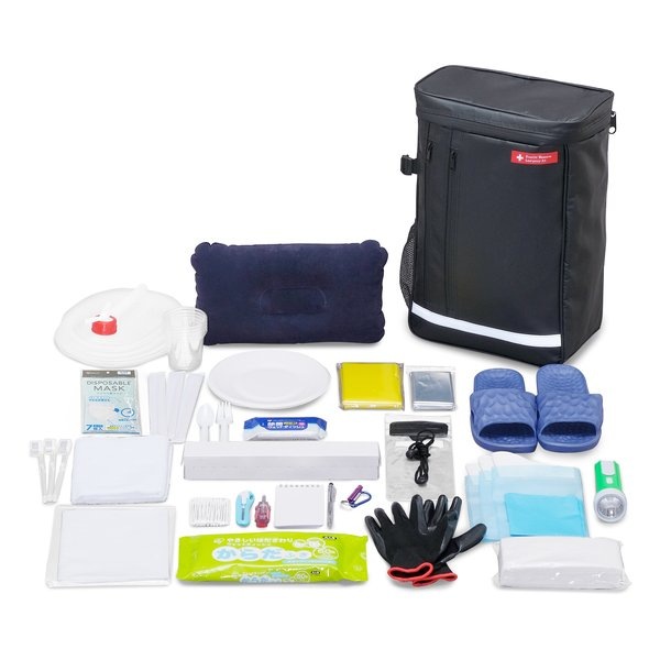 防災セット 1人用/27点/防災リュック/ブラック BS1-27 6,574円