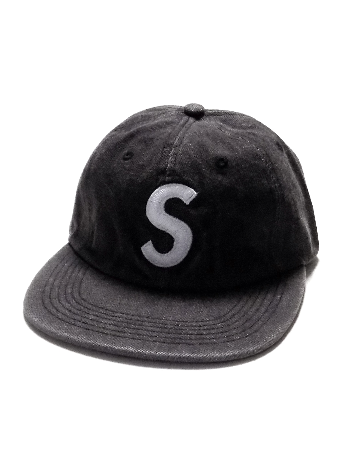 ウォッシュドデニムSロゴ6パネルキャップブラック SS17H24 27,742円