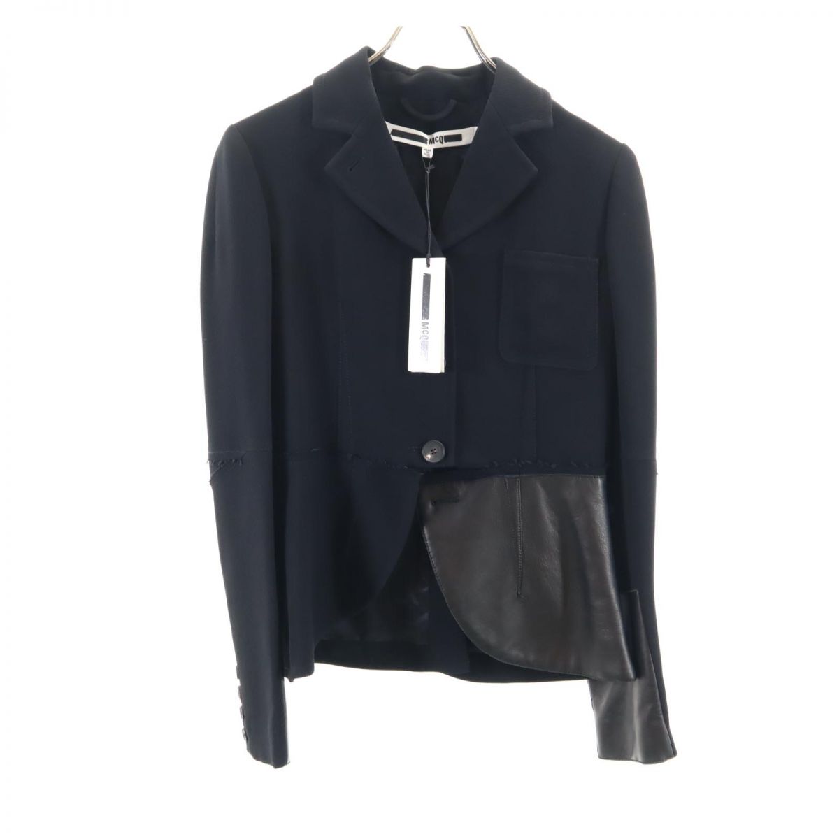 未使用 マックキュー テーラードジャケット 36 黒 McQ レディース