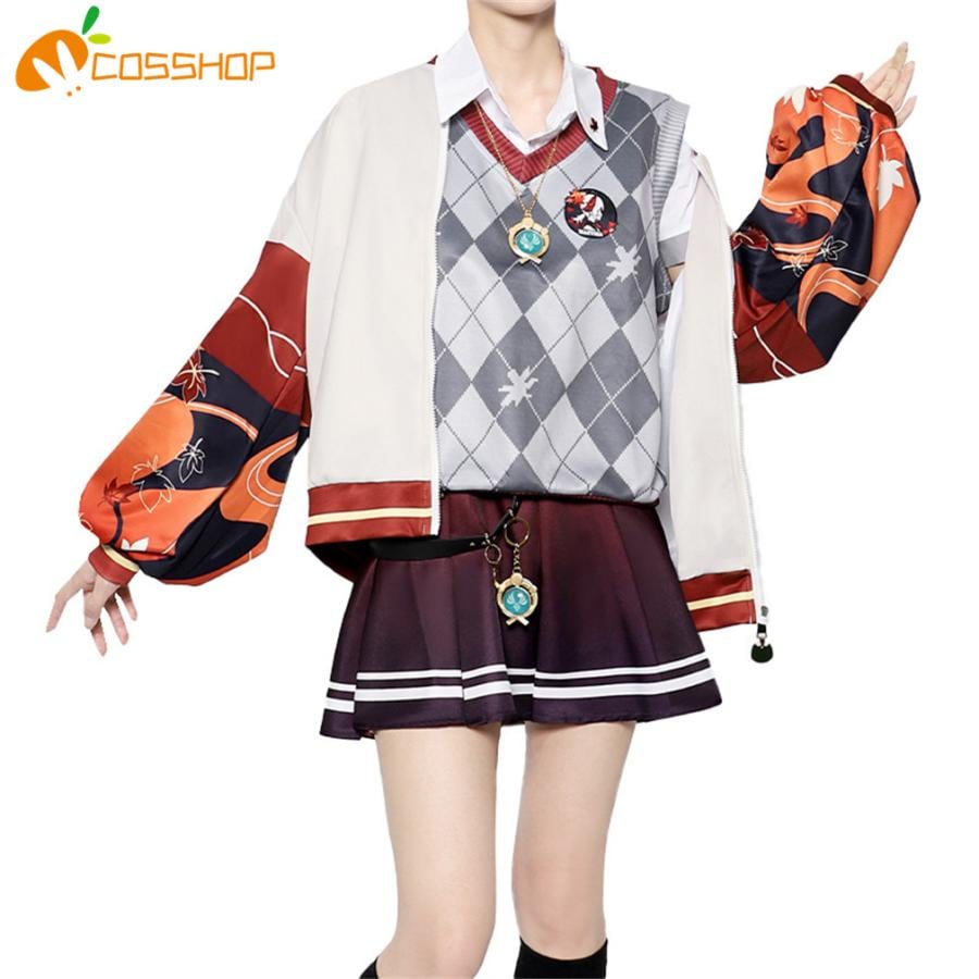 【即納】原神 げんしん Genshin 楓原 万葉 コスプレ 衣装 演出服 変装 cosplay 仮装 二次会 イベント パーティー