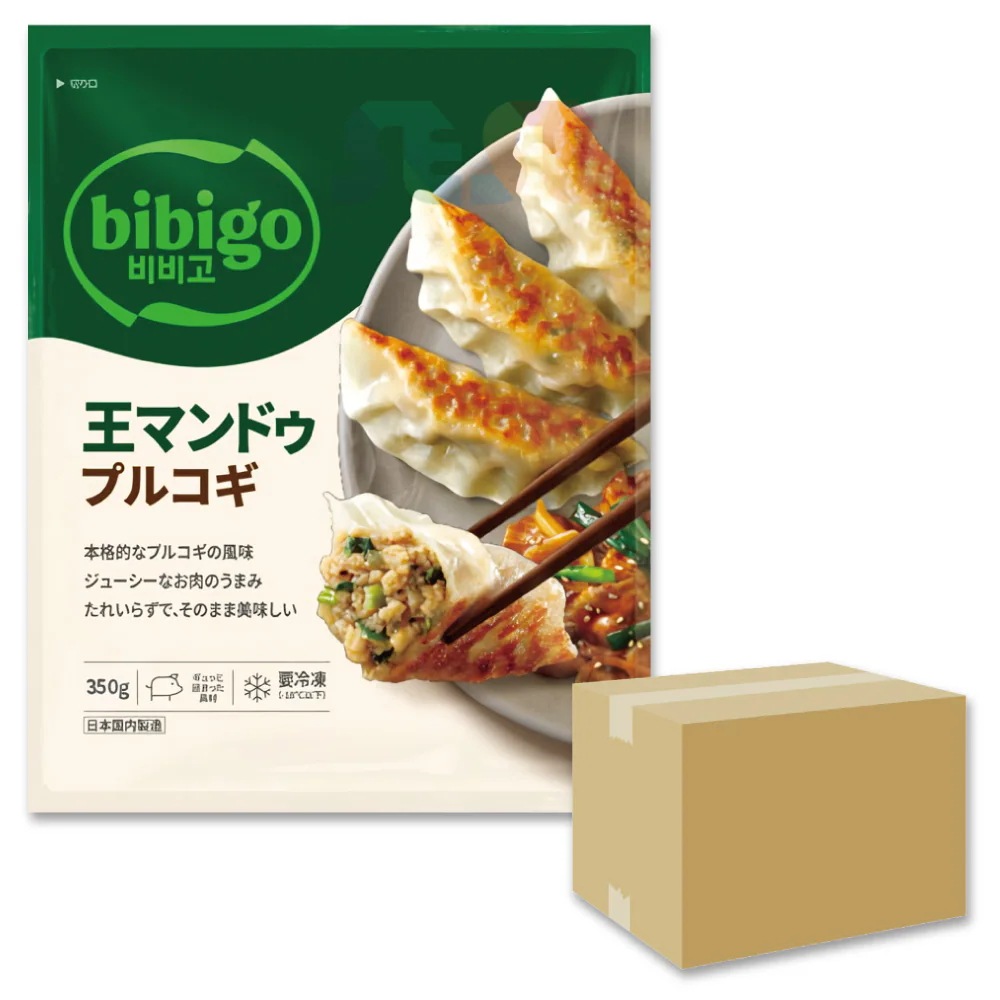 bibigo 王マンドゥ プルコギ 350g 16袋セット / 冷凍 韓国王餃子 ビビゴ ギョウザ
