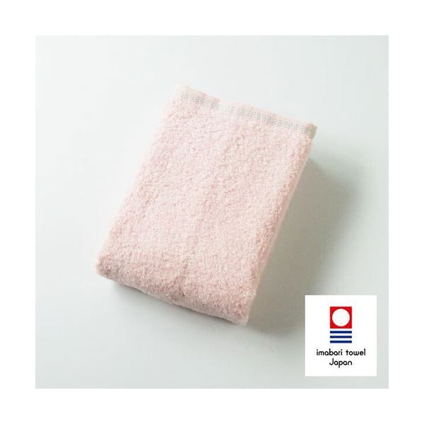 （まとめ）楠橋紋織 ダブルスター プレッソ わた媛 フェイスタオル 33x80cm ピンク[x5]