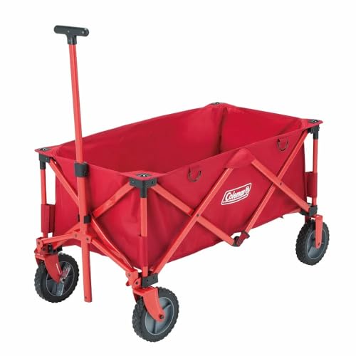 キャリーカート アウトドアワゴン 耐荷重約100kg ストッパー付 コンパクト収納
