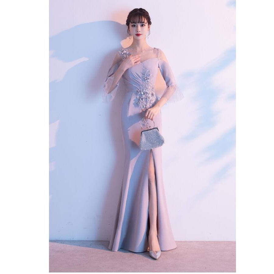 マーメイドドレス タイトワンピース ウエディングドレス ナイトドレス パーディードレス ピアノ ロン