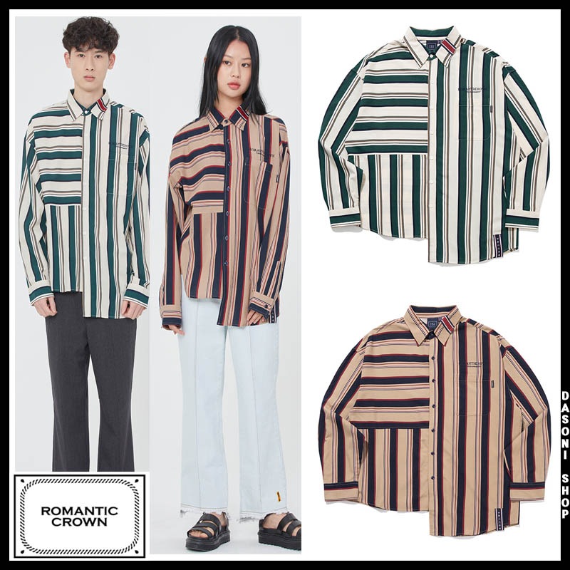 ASYMMETRICAL SHIRT 兼用 2色
