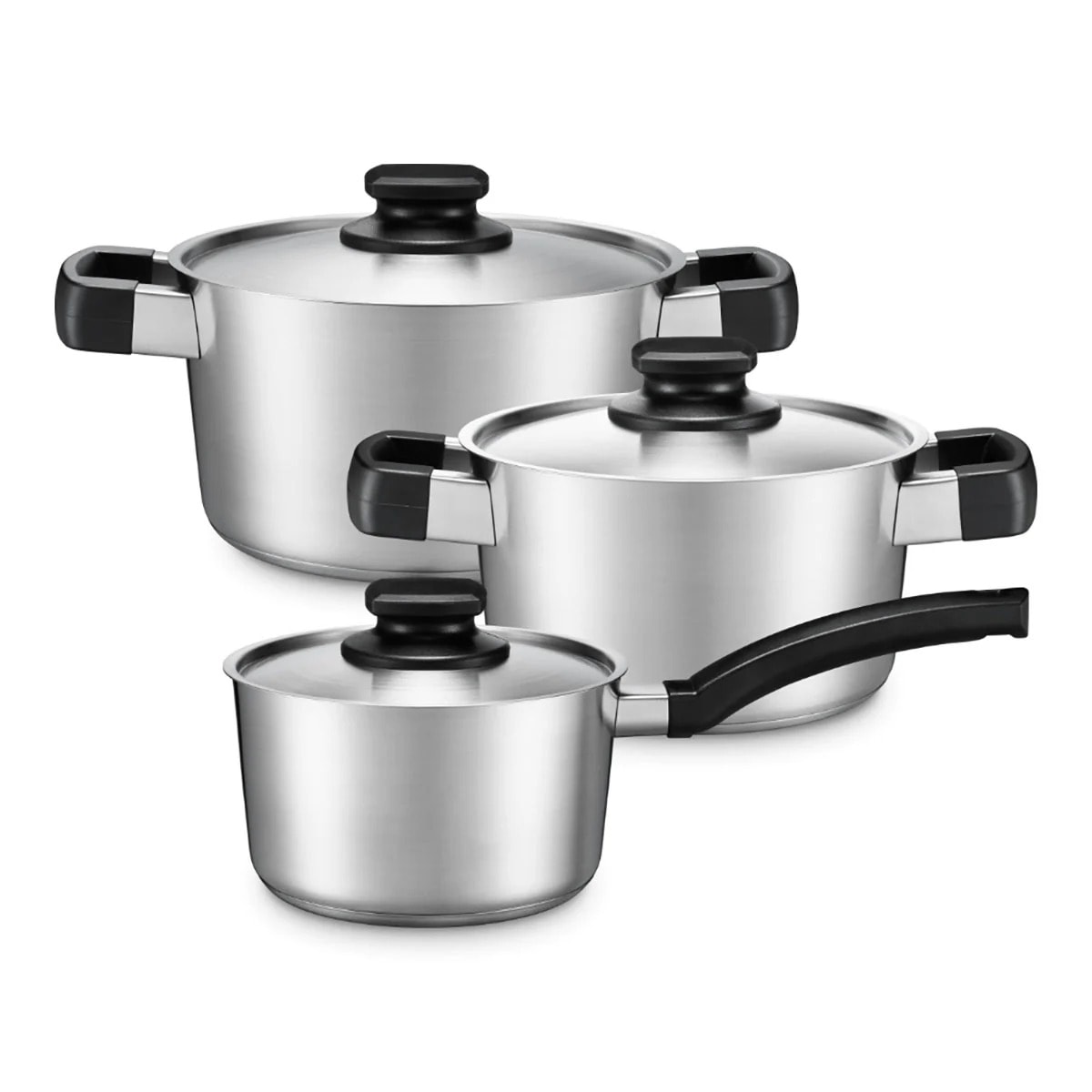 COOKEVER ステンレス304 IH対応鍋 ソースパン 3Pセット 12,526円