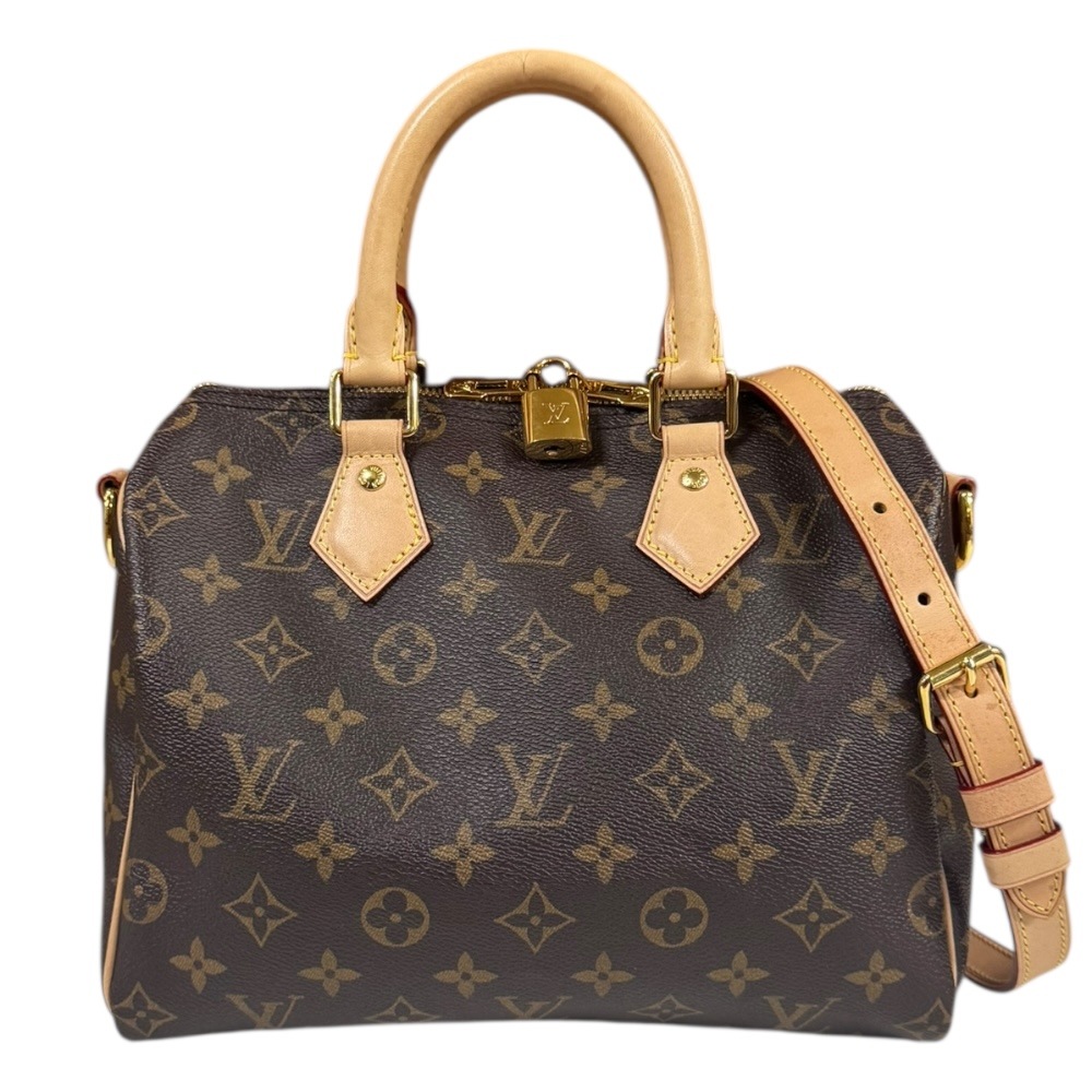 ルイヴィトン スピーディ25バンドリエール モノグラム ショルダーバッグ モノグラムキャンバス M41113 ブラウン LOUIS VUITTON 中古 美品