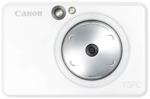 【あす楽対応】 Canon インスタントカメラ スマホプリンター iNSPiC ZV-123-PW パールホワイト 生活家電用アクセサリ・部品