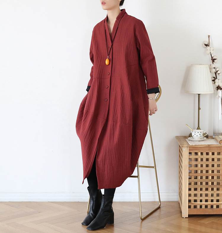 リネンロングカーディガン ウィンドブレーカー リネンロングアウター アウター コート ロングカーディガン チェスターコート ミモレ ミモレ丈 袖あり Vネック コクーン 前開き 軽やか リネン きれい