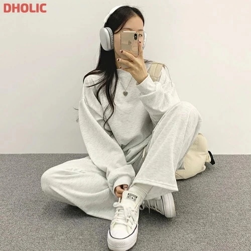 ルーズスウェット&ドロストカーゴパンツSET