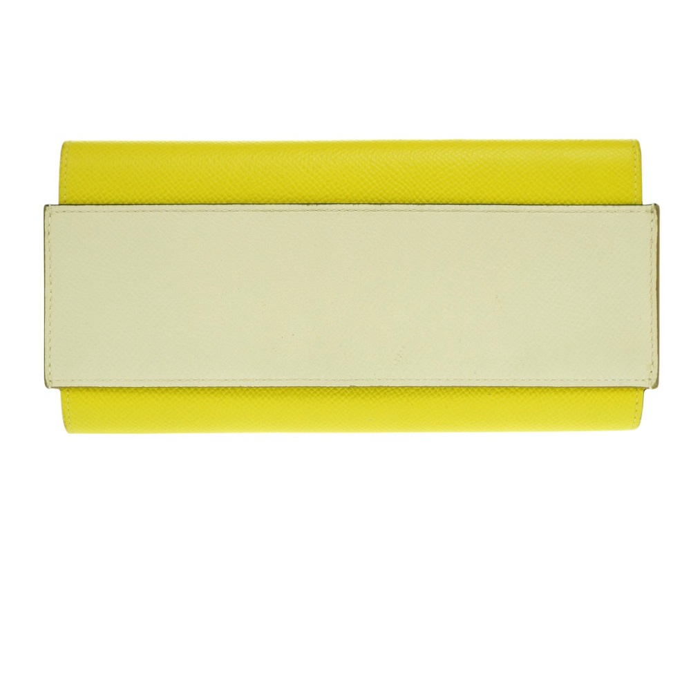 美品 パッサン ロング 長財布 ヴォーエプソン ライム A刻印 1134【中古】 レディース